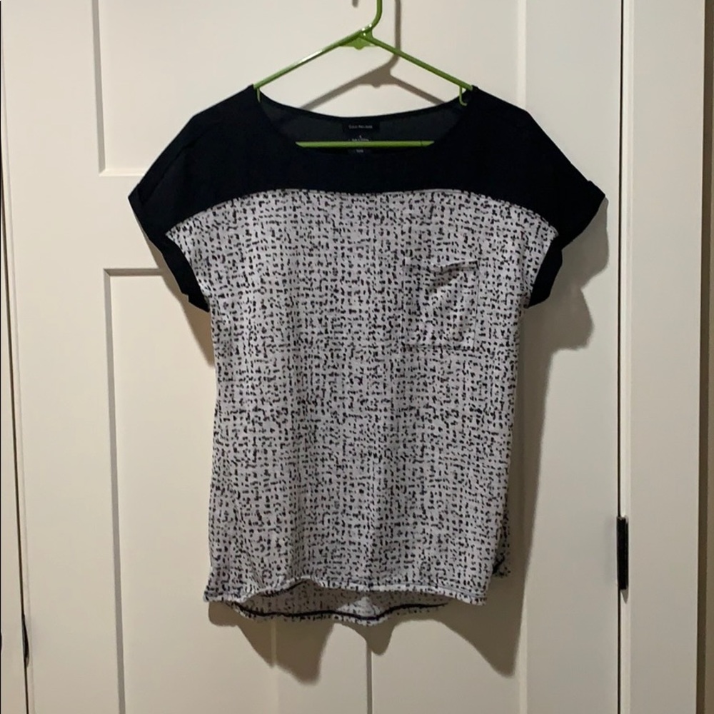 Calvin Klein Top- black and white